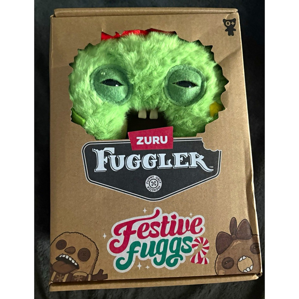 Zuru Fuggler Festive Fuggs Keith Wreathington Green Monster Holiday Plush Toy